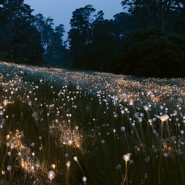 Bruce Munro style, Midjourney V8.2, render 4 of 4
