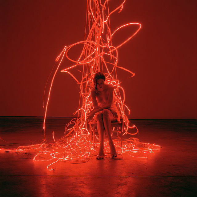 Bruce Nauman style, Midjourney V8.2, render 4 of 4