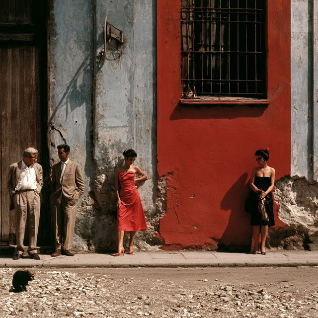 Bruno Barbey style, Midjourney V8.2, render 3 of 4