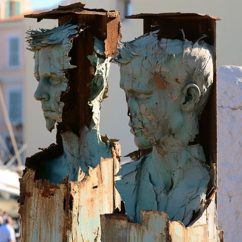Bruno Catalano style (Sculptors), Midjourney V8.2