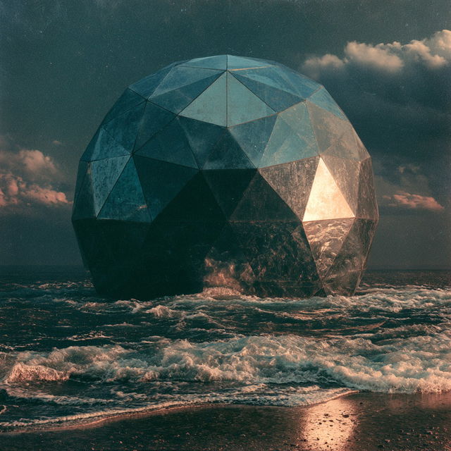 Buckminster Fuller style, Midjourney V8.2, render 4 of 4