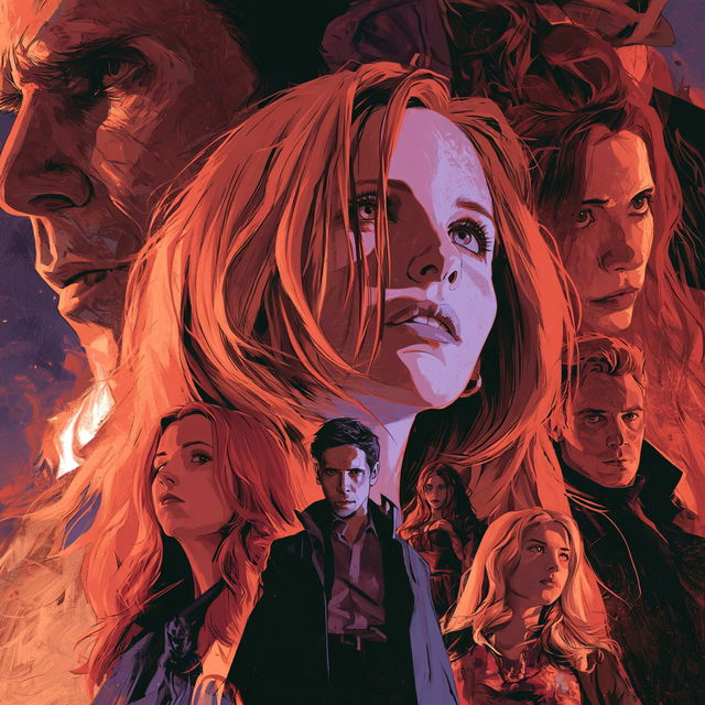 Buffy the Vampire Slayer style, Midjourney V8.2, render 2 of 4