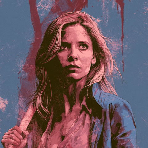 Buffy the Vampire Slayer style (Titles), Midjourney V8.2
