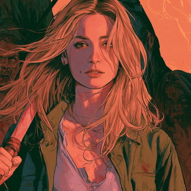 Buffy the Vampire Slayer style, Midjourney V8.2, render 4 of 4