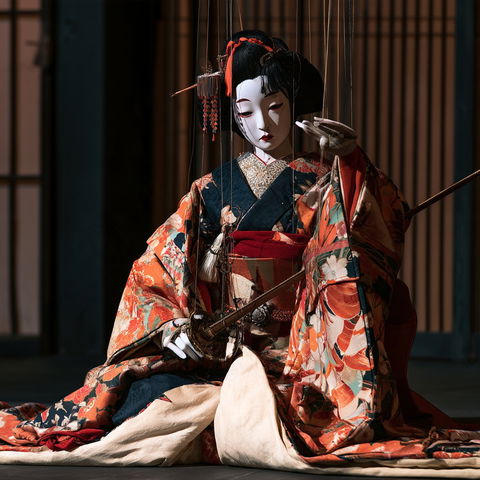 Bunraku style (Techniques), Midjourney V8.2