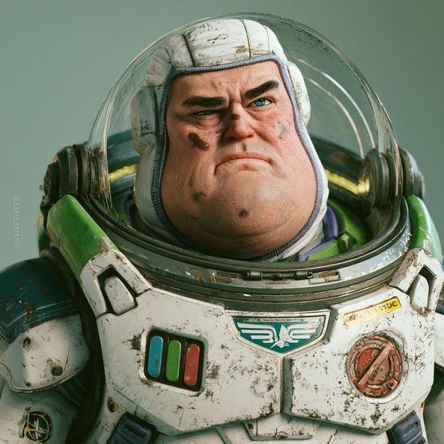 Buzz Lightyear style, Midjourney V8.2, render 3 of 4