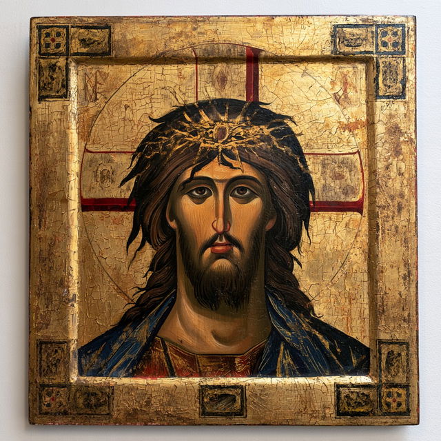 Byzantine icon style, Midjourney V8.2, render 4 of 4