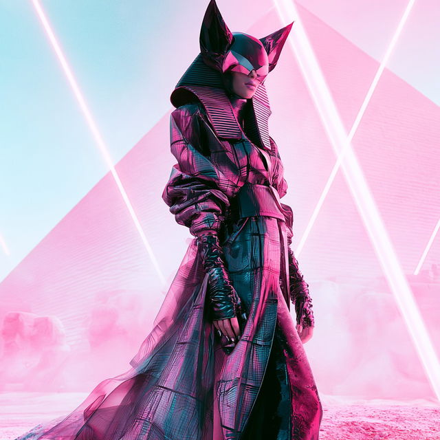 Neon Permafrost style, Midjourney V8.2, render 2 of 4