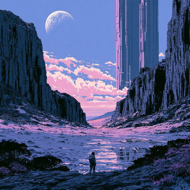 Canyon Orbit style, Midjourney V8.2, render 2 of 4