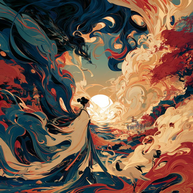 Curtaincoil style, Midjourney V8.2, render 3 of 4