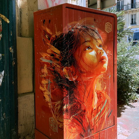 C215 style (Street artists), Midjourney V8.2