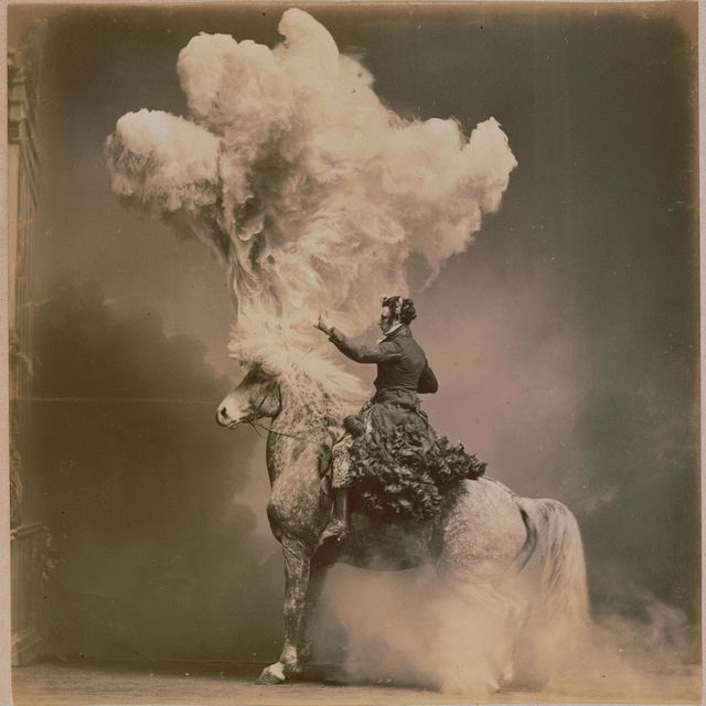 Albumen Surrealism style, Midjourney V8.2, render 3 of 4