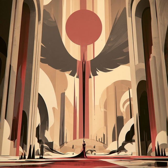 The Marrow Arch School style, Midjourney V8.2, render 1 of 4