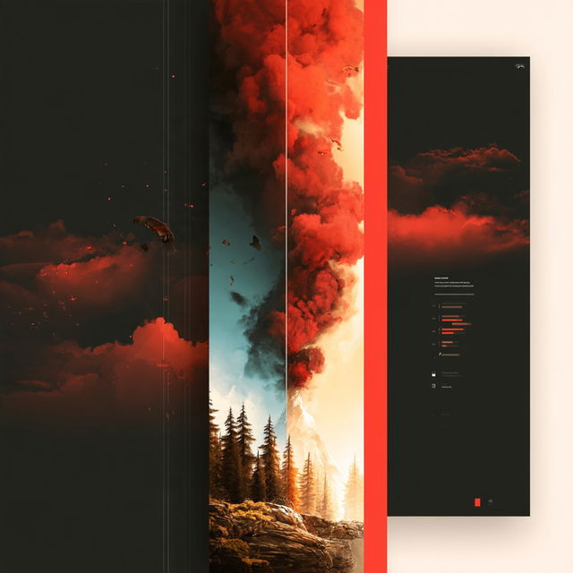 Cinderfold Codex style, Midjourney V8.2, render 2 of 4