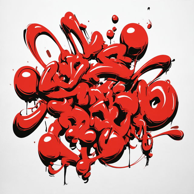 Glossogrotesque style, Midjourney V8.2, render 2 of 4