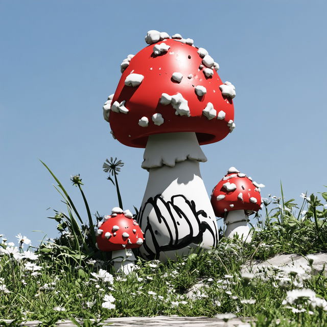 Glossogrotesque style, Midjourney V8.2, render 3 of 4