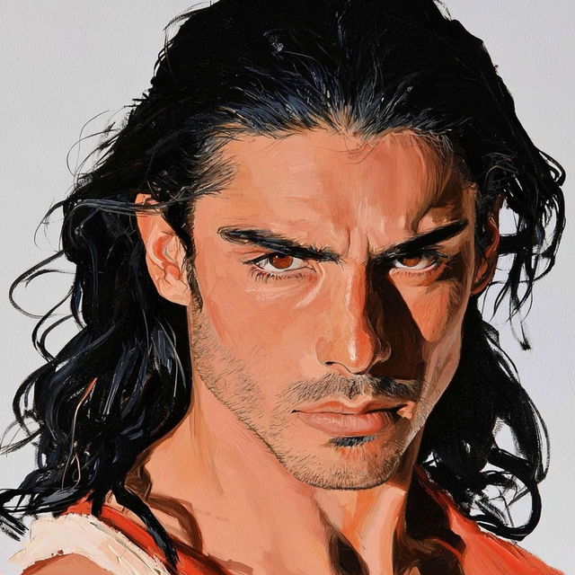 Rimeportrait style, Midjourney V8.2, render 1 of 4