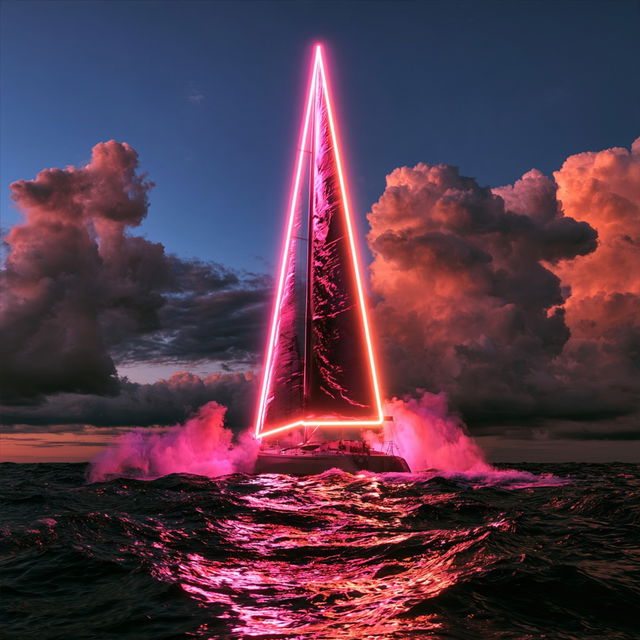 Refractropical style, Midjourney V8.2, render 2 of 4