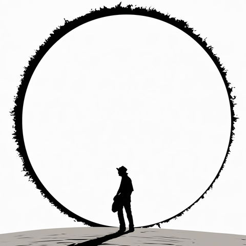 Silhouette Folklith style (SREF codes), Midjourney V8.2