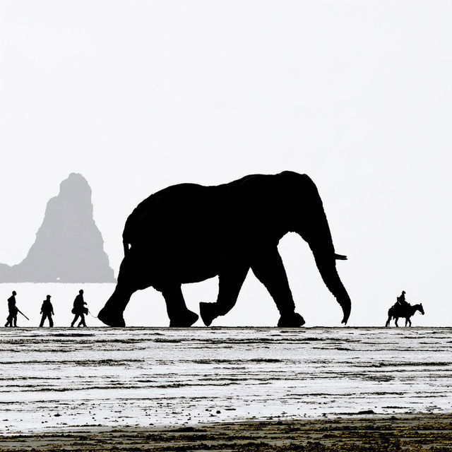 Silhouette Folklith style, Midjourney V8.2, render 4 of 4