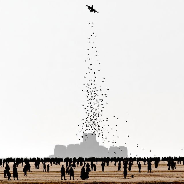Silhouette Folklith style, Midjourney V8.2, render 3 of 4