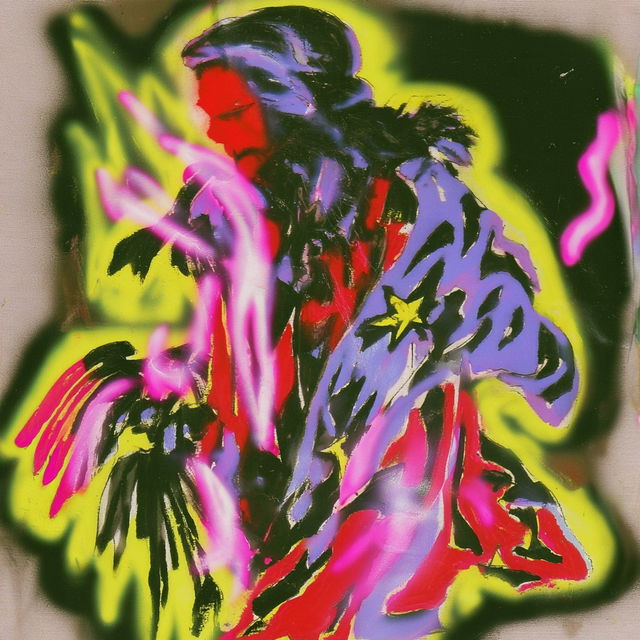 Neon Schist Howl style, Midjourney V8.2, render 2 of 4