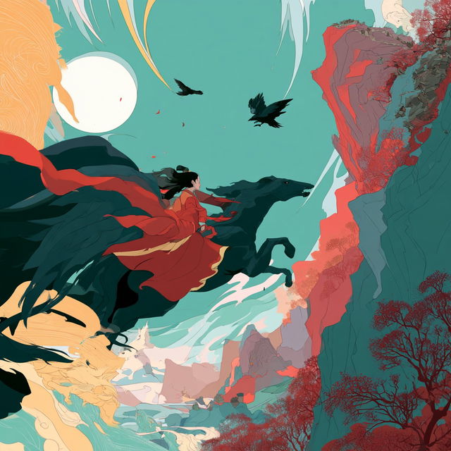 Bannervane style, Midjourney V8.2, render 3 of 4