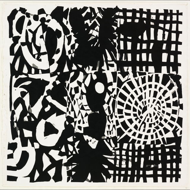 Lampblack Lattice style, Midjourney V8.2, render 1 of 4