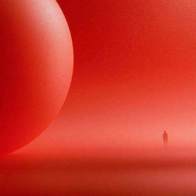 Parallax Red Basin style, Midjourney V8.2, render 2 of 4