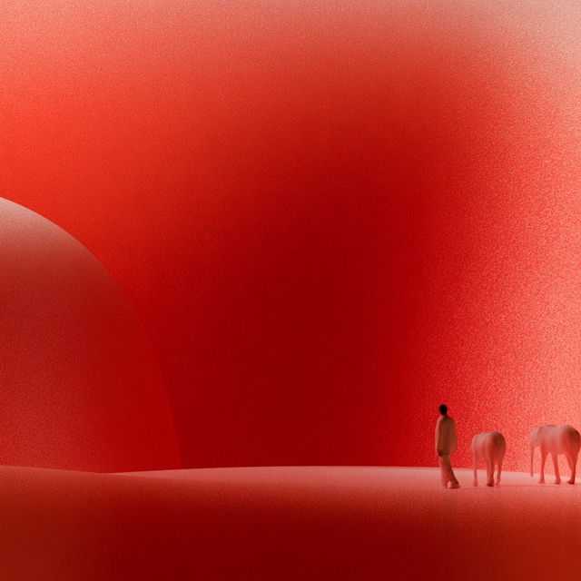 Parallax Red Basin style, Midjourney V8.2, render 3 of 4