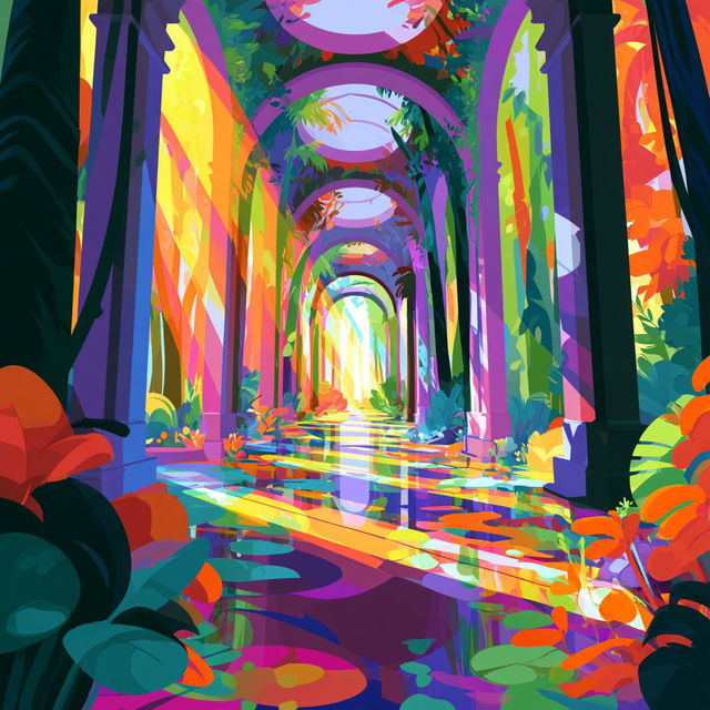 Kaleidobind style, Midjourney V8.2, render 3 of 4