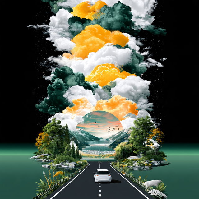 Landformarabesque style, Midjourney V8.2, render 2 of 4