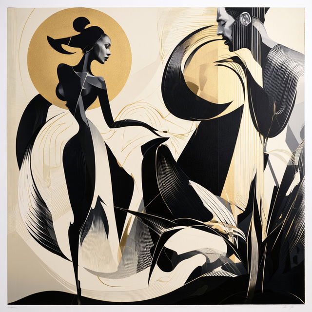 Enamel Decofigures style, Midjourney V8.2, render 3 of 4