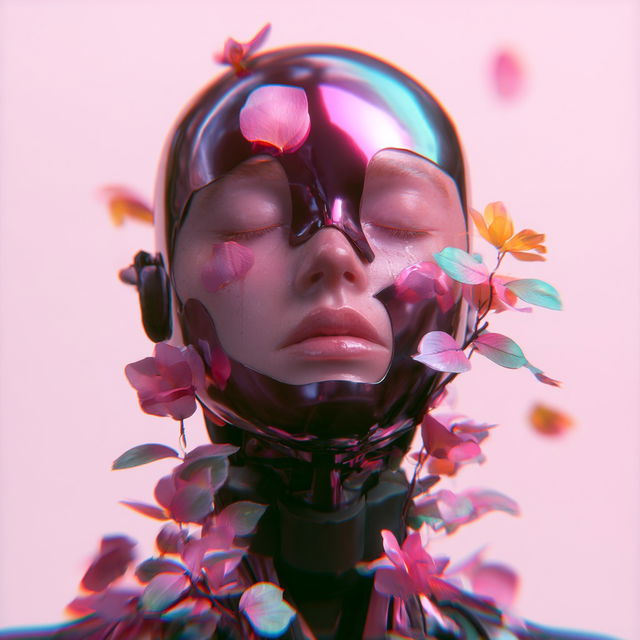 Raku Bloomfront style, Midjourney V8.2, render 2 of 4