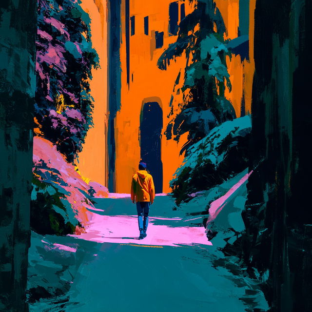 Teal Threshold style, Midjourney V8.2, render 4 of 4