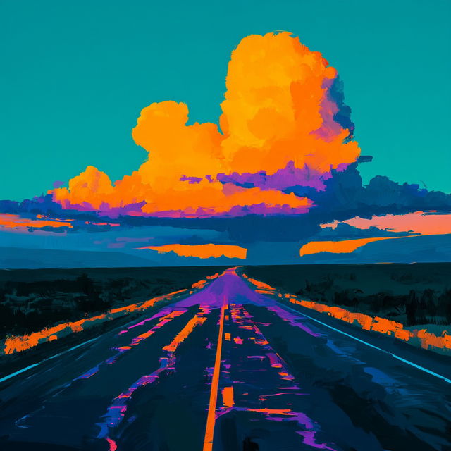 Teal Threshold style, Midjourney V8.2, render 3 of 4