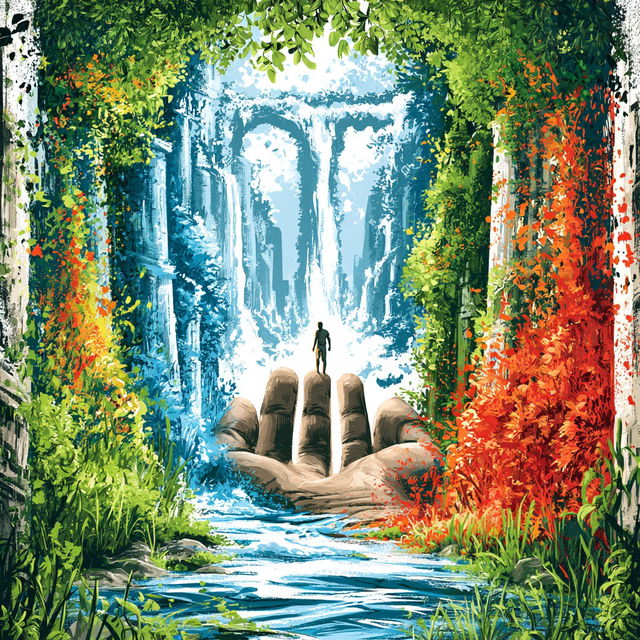 Backwash Verdure style, Midjourney V8.2, render 4 of 4