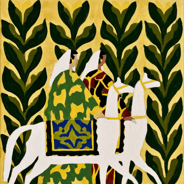 Jungle Chromarabesque style, Midjourney V8.2, render 4 of 4