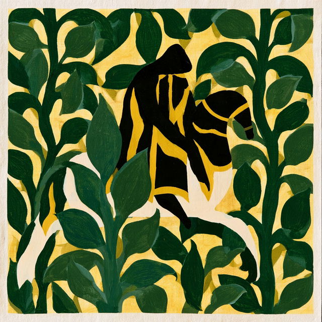 Jungle Chromarabesque style, Midjourney V8.2, render 3 of 4