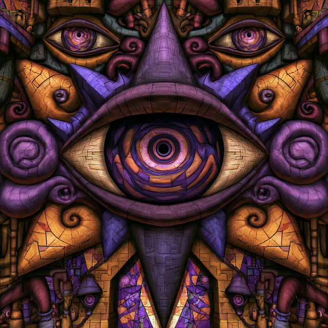 Masksplice style, Midjourney V8.2, render 2 of 4
