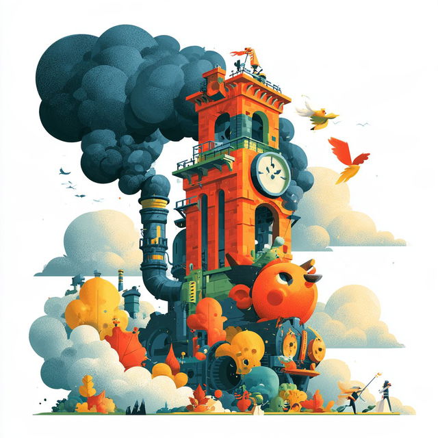 Atelier Fallow Kite style, Midjourney V8.2, render 2 of 4