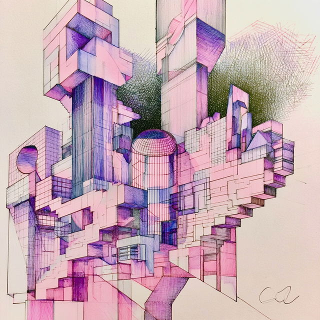 Chromamarl style, Midjourney V8.2, render 3 of 4