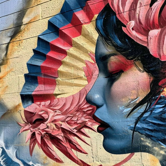 Mural Cipher style, Midjourney V8.2, render 3 of 4