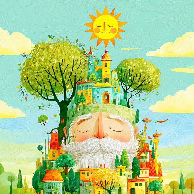 Orangewick Tapestry style, Midjourney V8.2, render 2 of 4