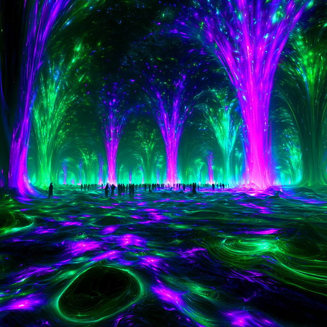Fungiflux style, Midjourney V8.2, render 4 of 4