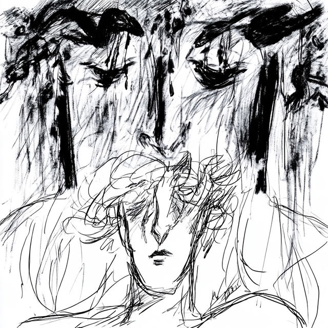 Sumi Overdye style, Midjourney V8.2, render 2 of 4