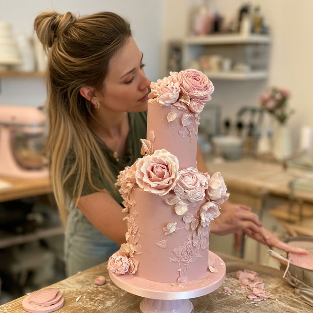 Cake design style, Midjourney V8.2, render 4 of 4