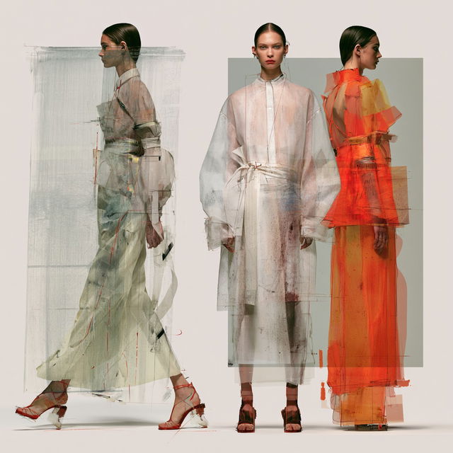 Calvin Klein style, Midjourney V8.2, render 2 of 4