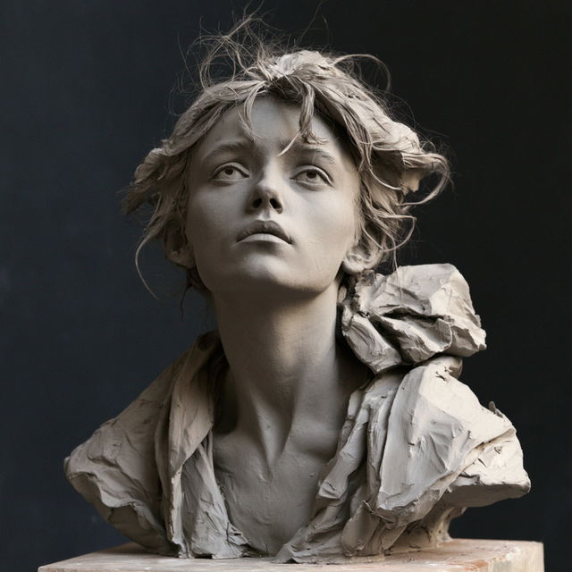 Camille Claudel style, Midjourney V8.2, render 3 of 4