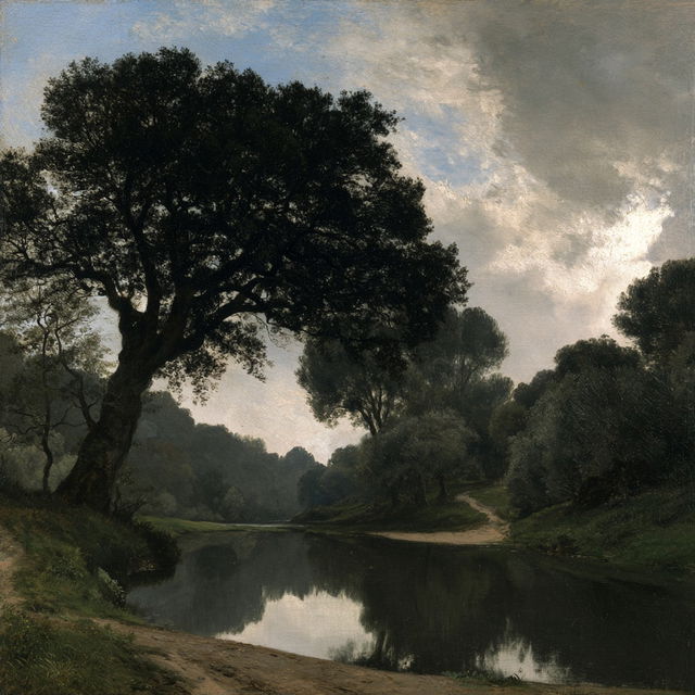 Camille Corot style, Midjourney V8.2, render 2 of 4
